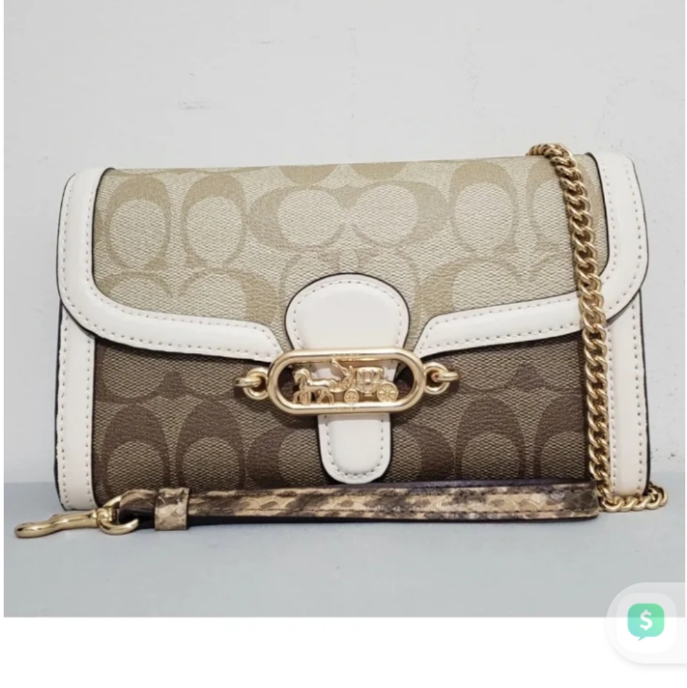 EUC!!! COACH JADE CHAIN CROSSBODY PURSE!!!